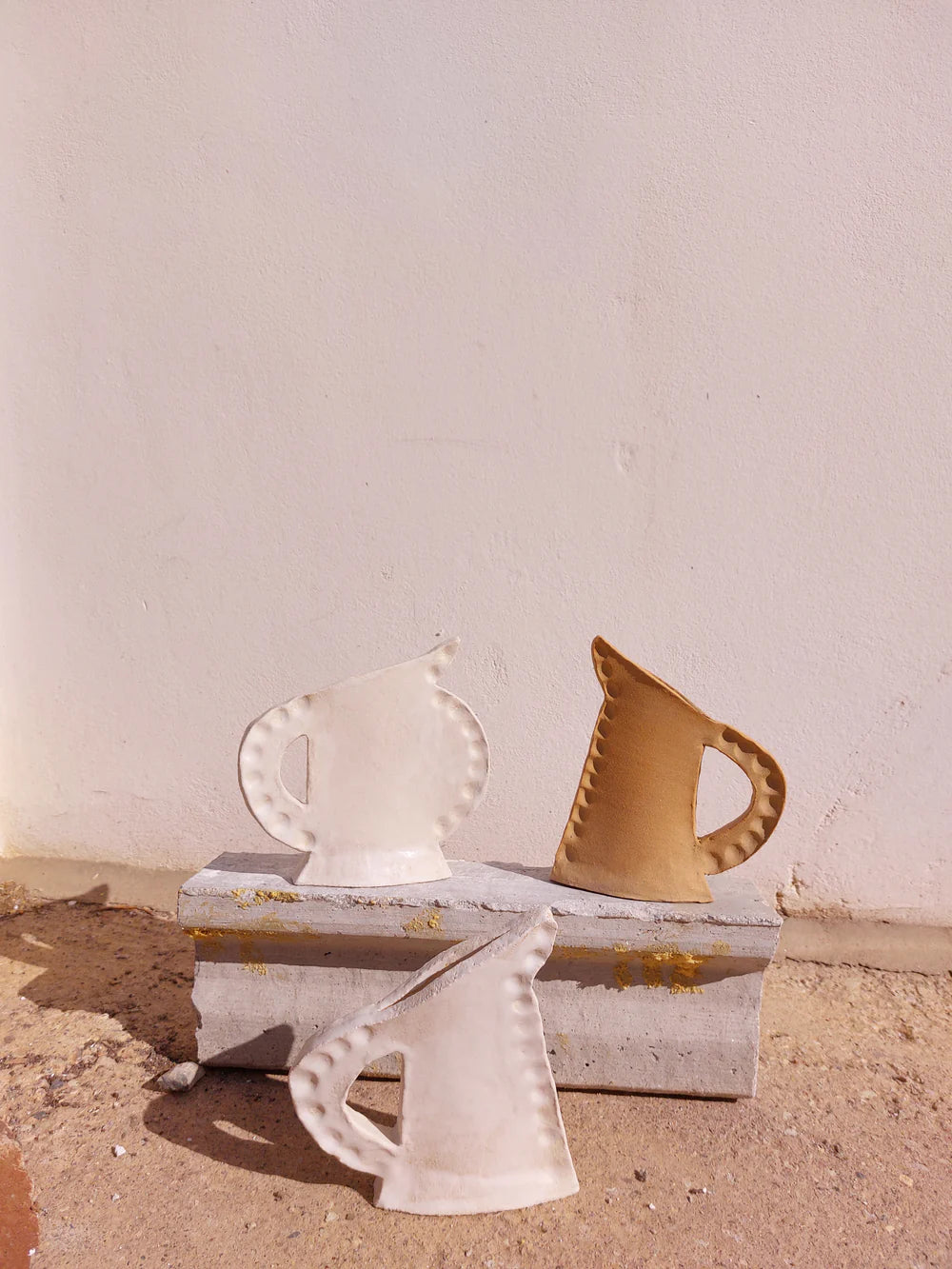 Vase en grès rouge - Dom 02