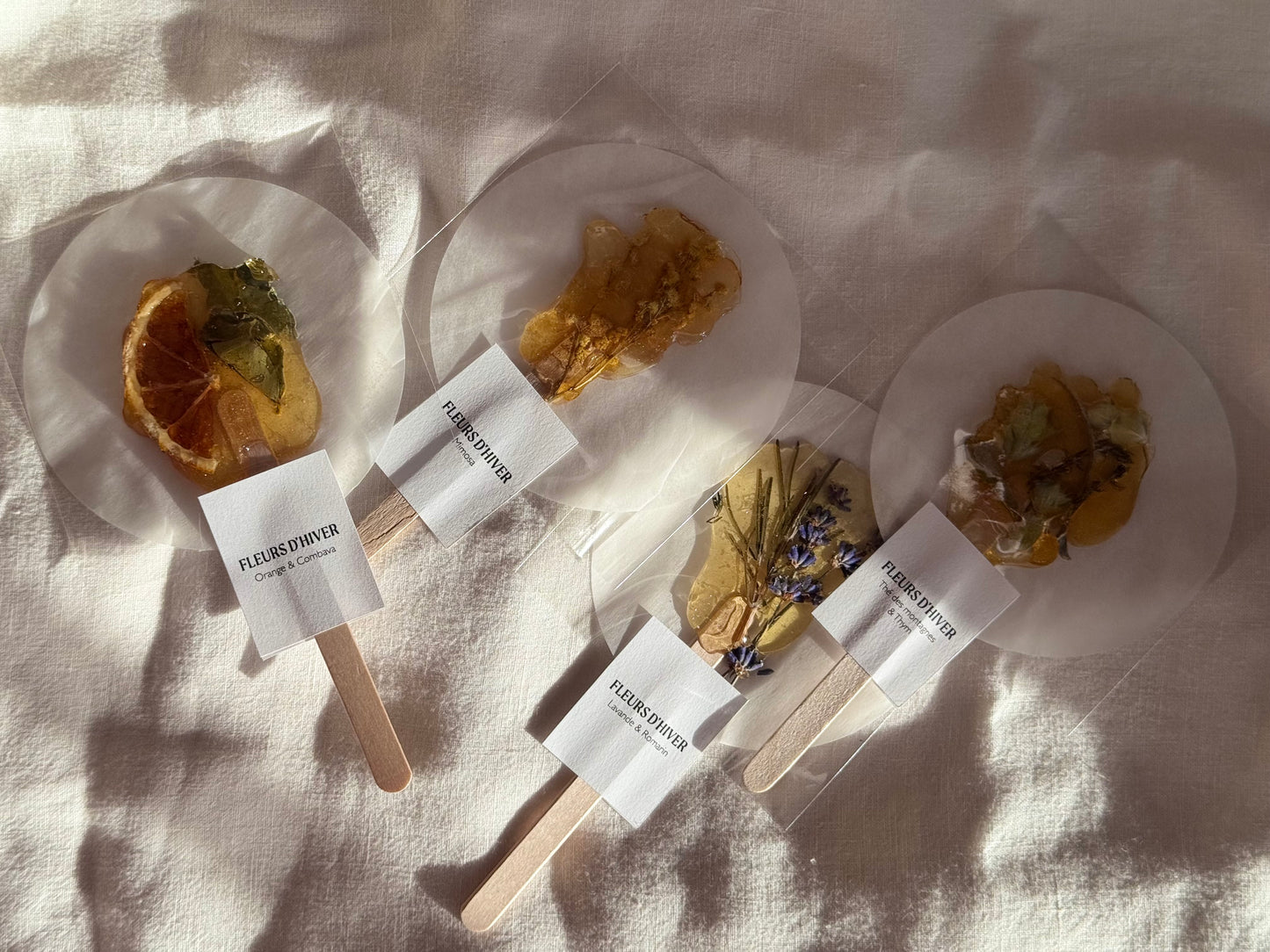 Packaging infusion Orange Combava Fleurs d'Hiver – mélange naturel