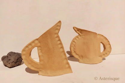 Vase en grès rouge - Dom 02