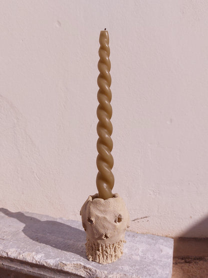 Bougeoir en grès - Gia 04