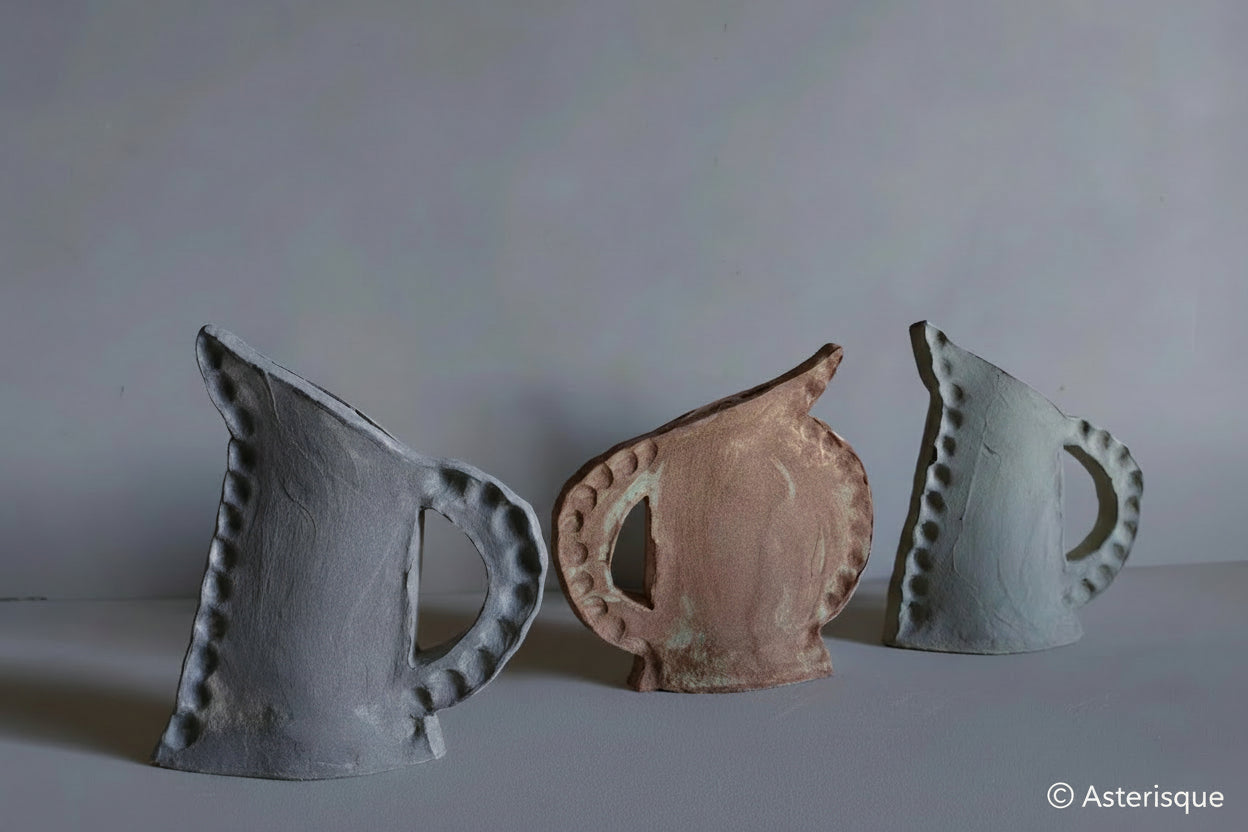 Vase en grès bleu - Dom 84