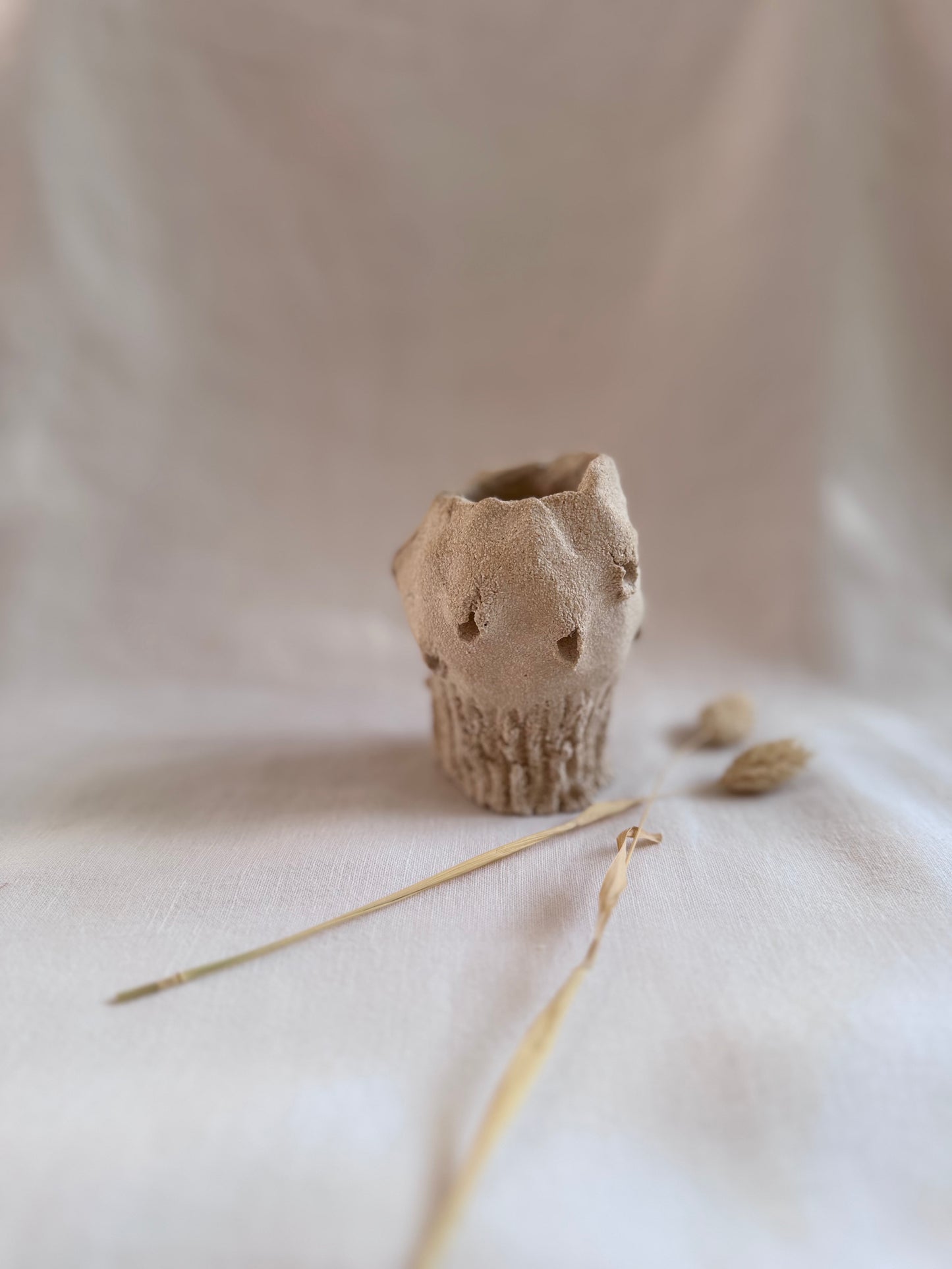 Bougeoir en grès - Gia 04