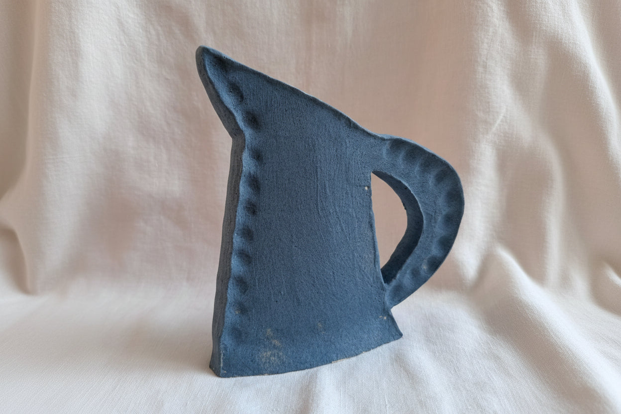 Vase en grès bleu - Dom 84