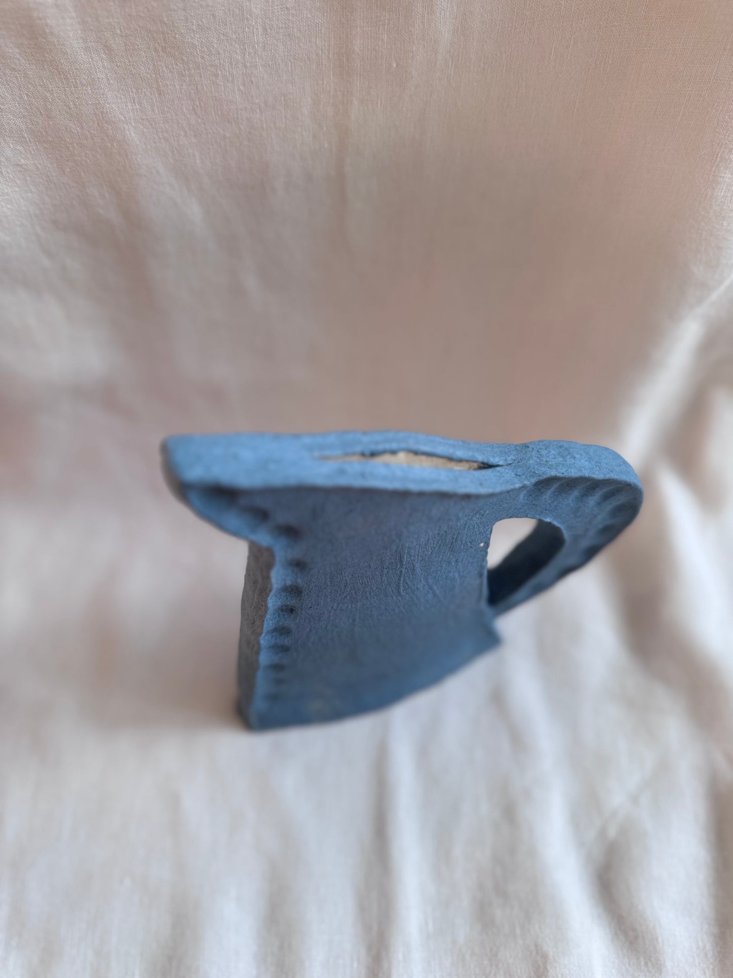 Vase en grès bleu - Dom 84