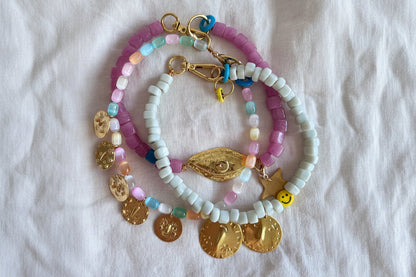 Collier five in a row dudes – vue de face