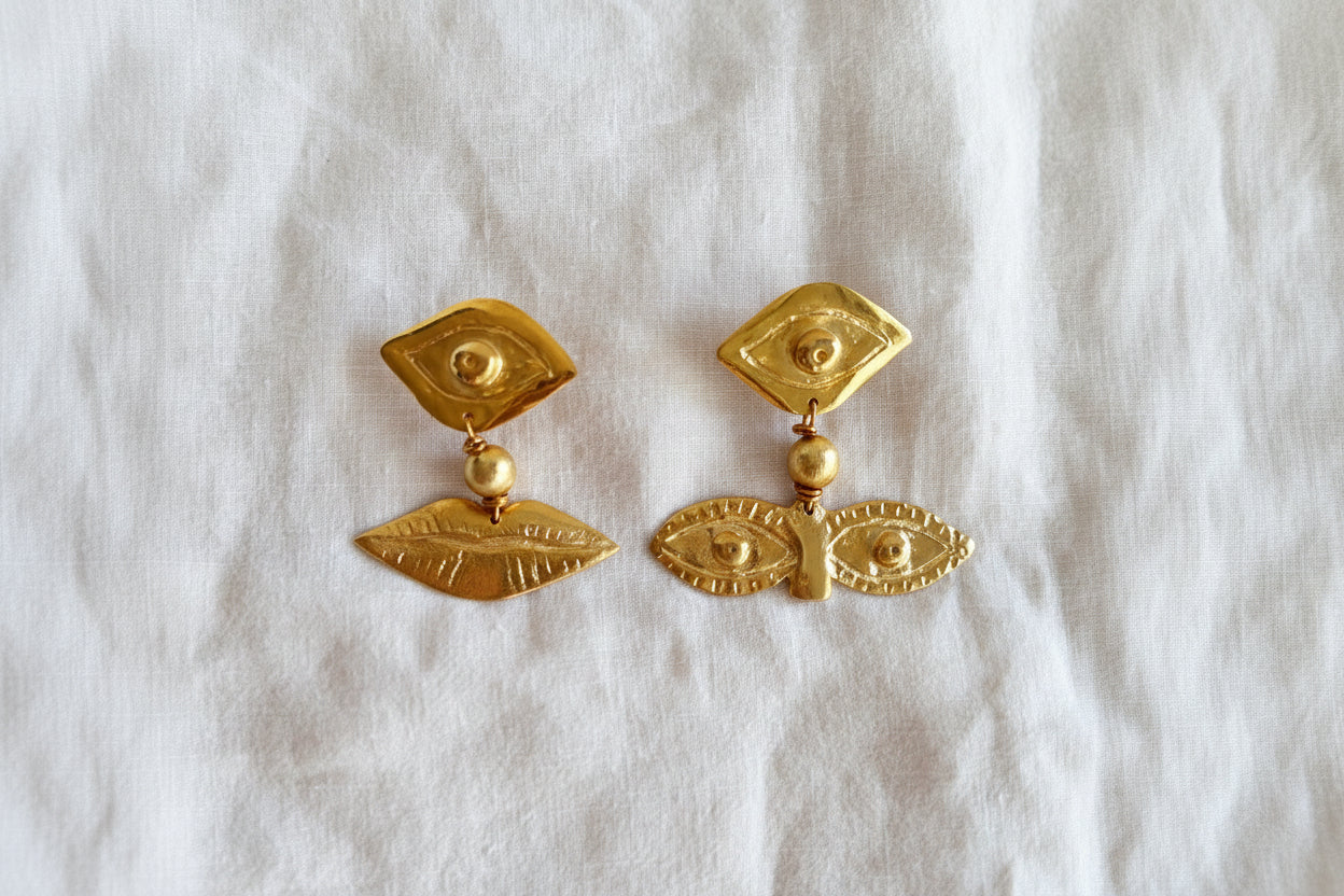 Boucles Tanti & Co – portées sur modèle