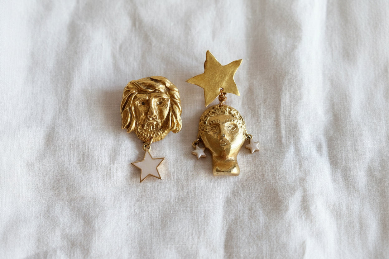 Boucles Tanti & Co Amfitrite – portées sur modèle