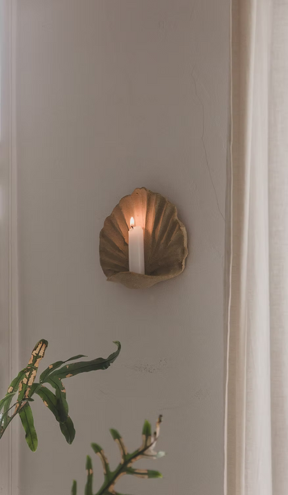 Coquillage mural émaillé
